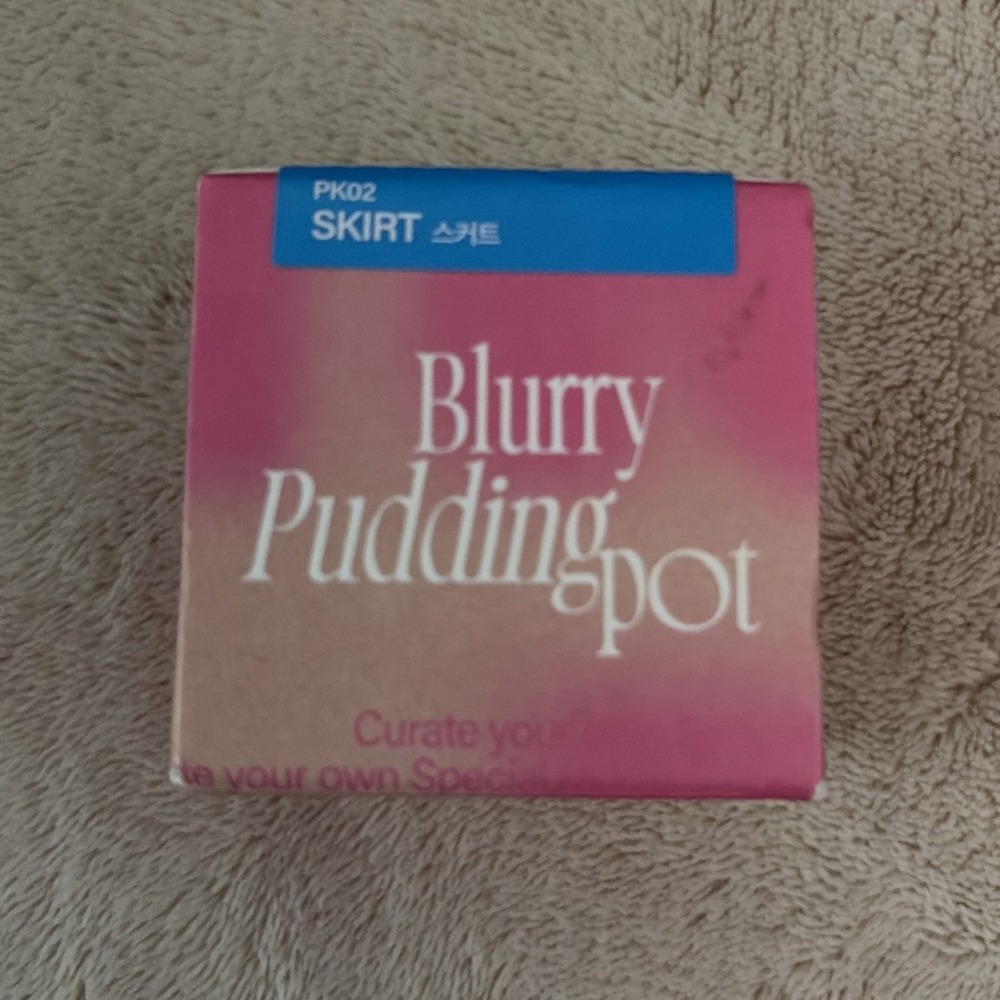 FWEE • Lip & Cheek • Blurry Pudding Pot  # PK02  SKIRT. EXP  10/27